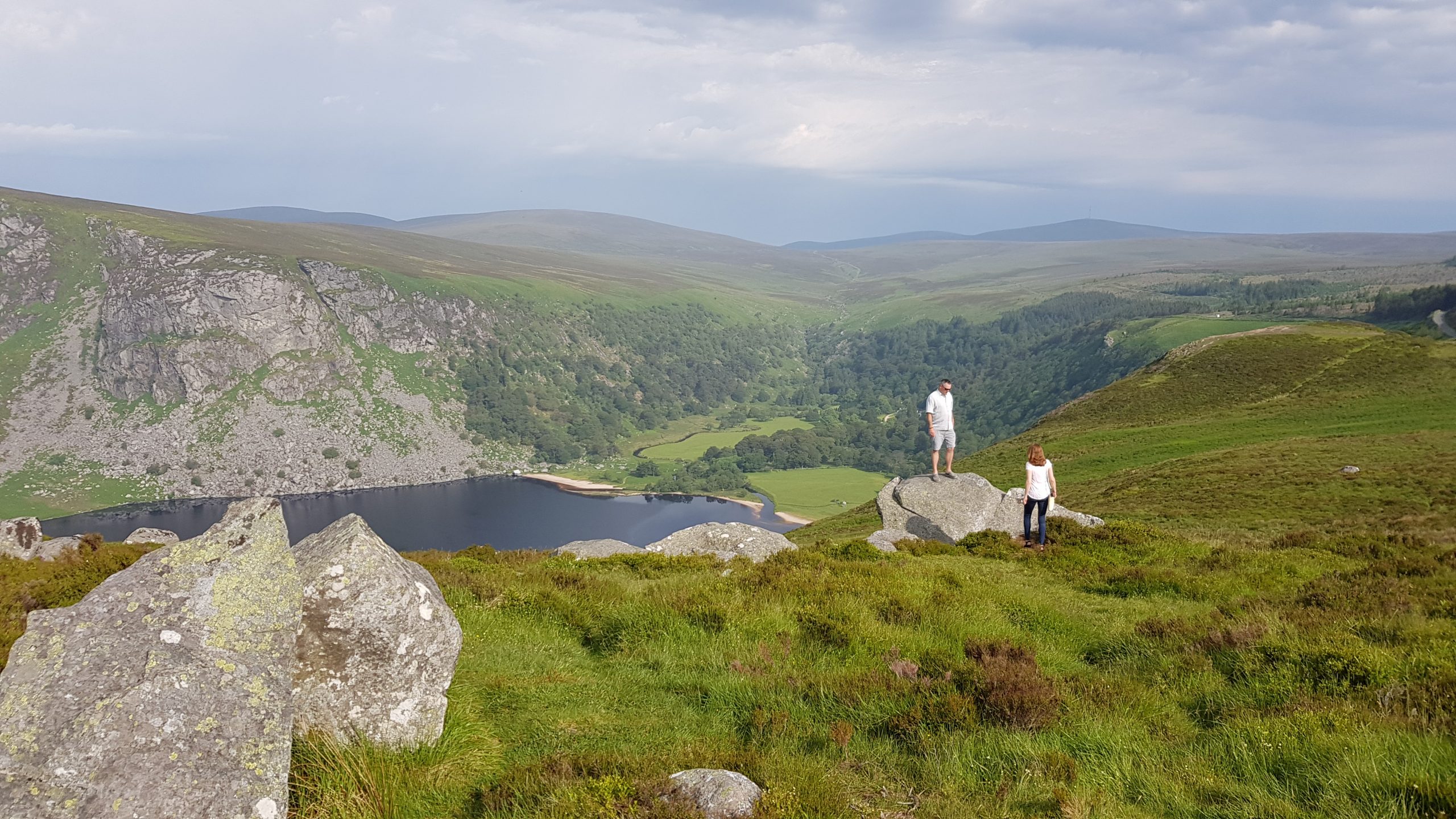 Vikings TV series filmed in County Wicklow, photograph stop above Loch Tay "Guinness Lake"