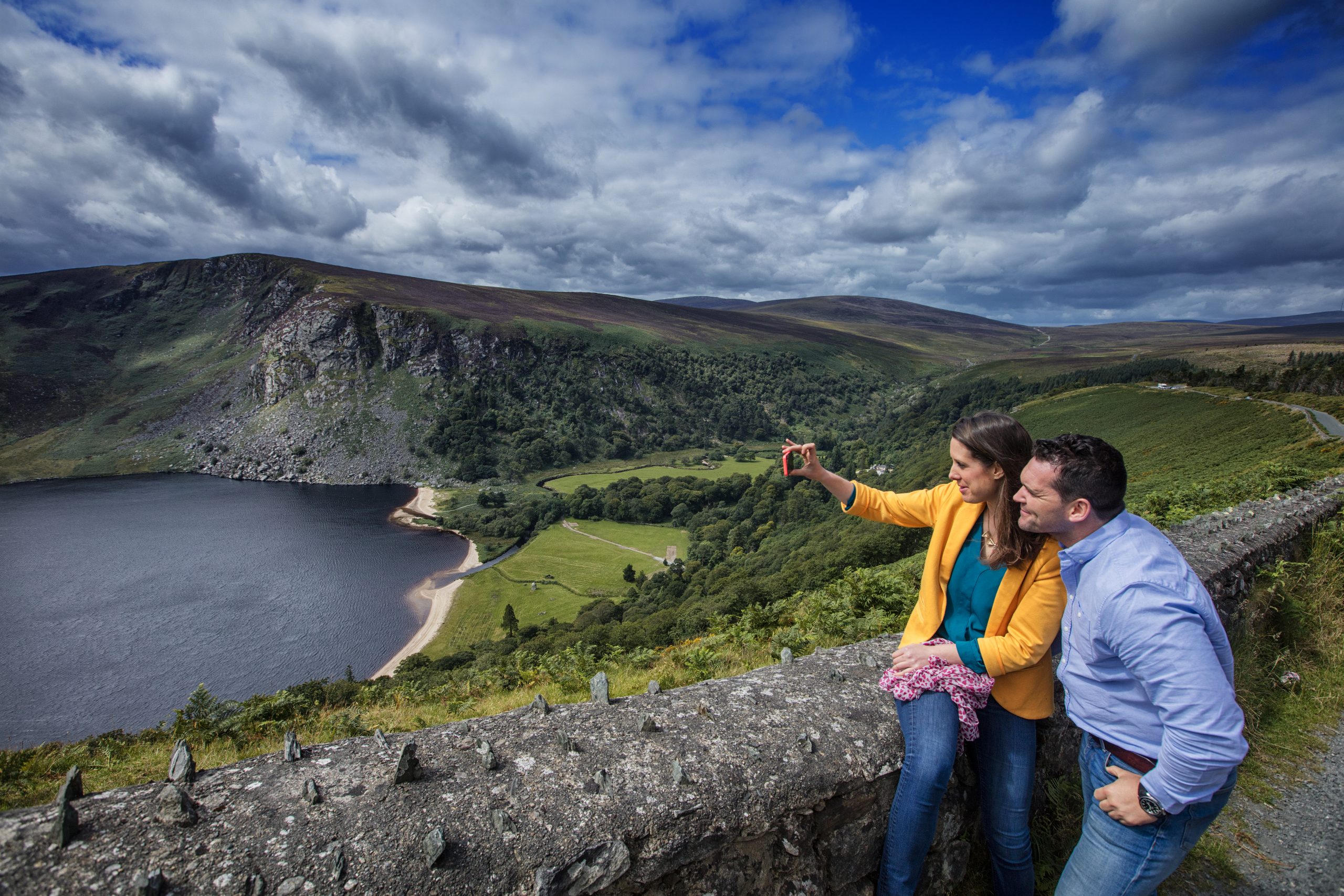 Wicklow day tour photo stop, Loch Tay, Guinness Lake, Ireland