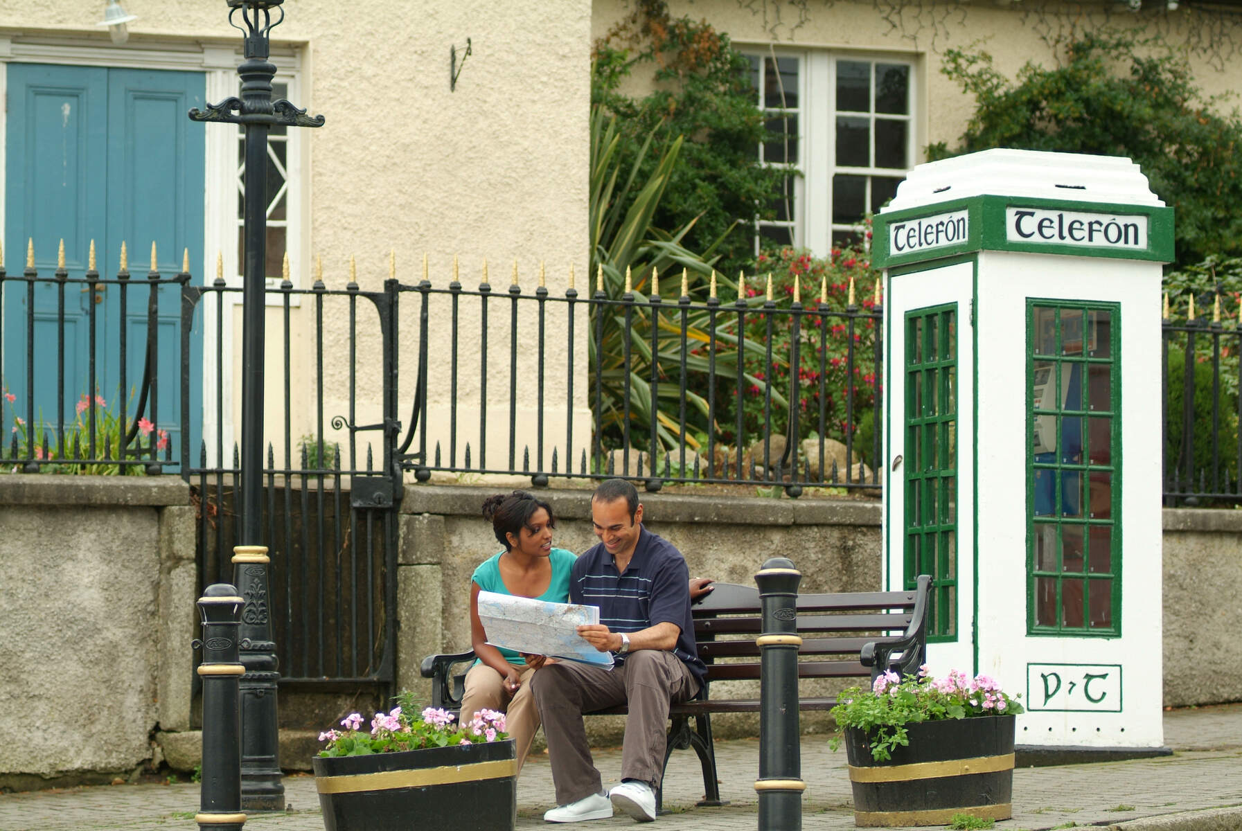 Disenchanted filming in the village of Enniskerry County Wicklow, Ireland.